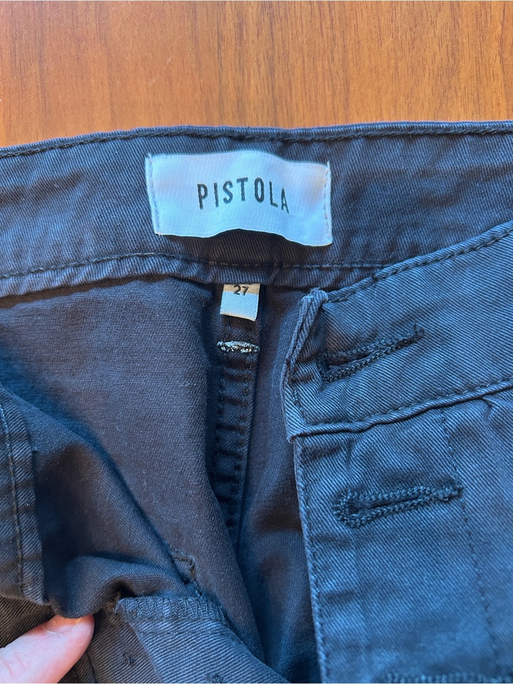pistola Black Women’s 27 Pants - Button Fly - Picture 4 of 7